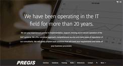 Desktop Screenshot of pregis.cz